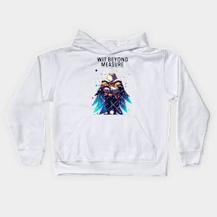 Wit Beyond Measure - Wizard Eagle - Fantasy Kids Hoodie